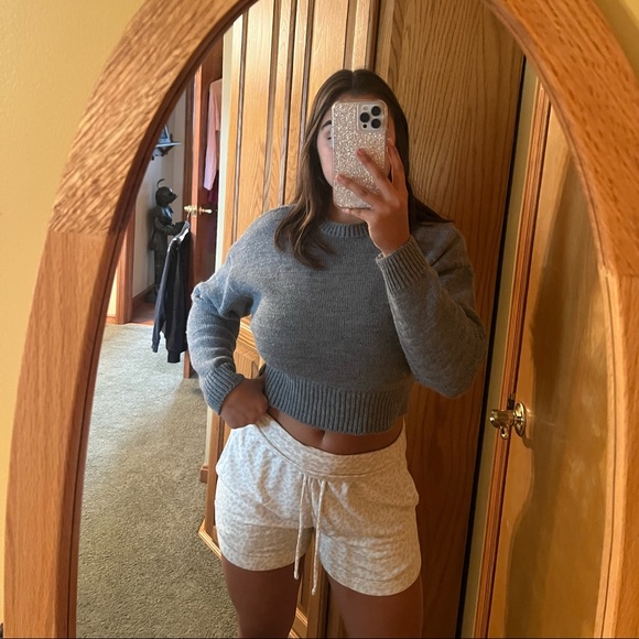 Sweaters - Cropped Italian Sweater